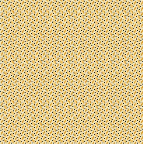 Indigo Cheddar II - Ikat Dot Cream A-1146-L