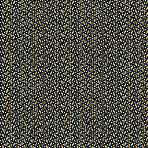 Indigo Cheddar II - Ikat Dot Indigo A-1146-B