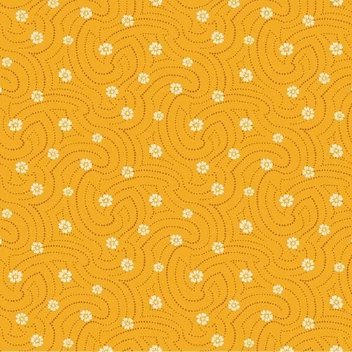 Indigo Cheddar II - Swirly Dots Cheddar A-1141-O