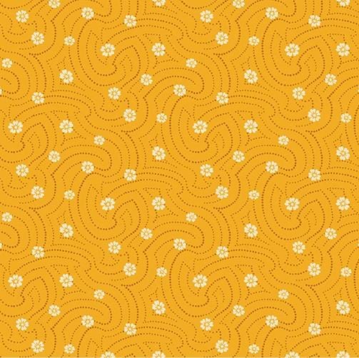 Indigo Cheddar II - Swirly Dots Cheddar A-1141-O