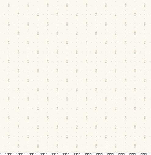 Latte - Circle and Dots Cream A-1270-L