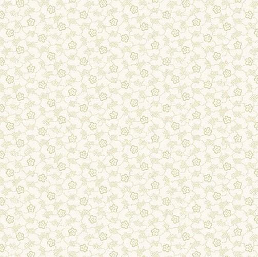 Latte - Floral Dot Cream A-1265-L