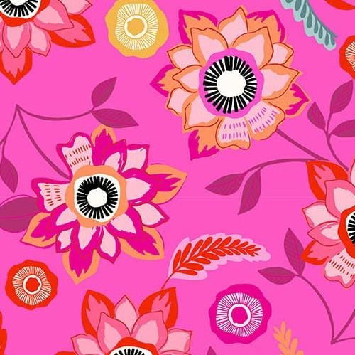 Memories Unfold - Hot Pink Mayflower A-1425-E