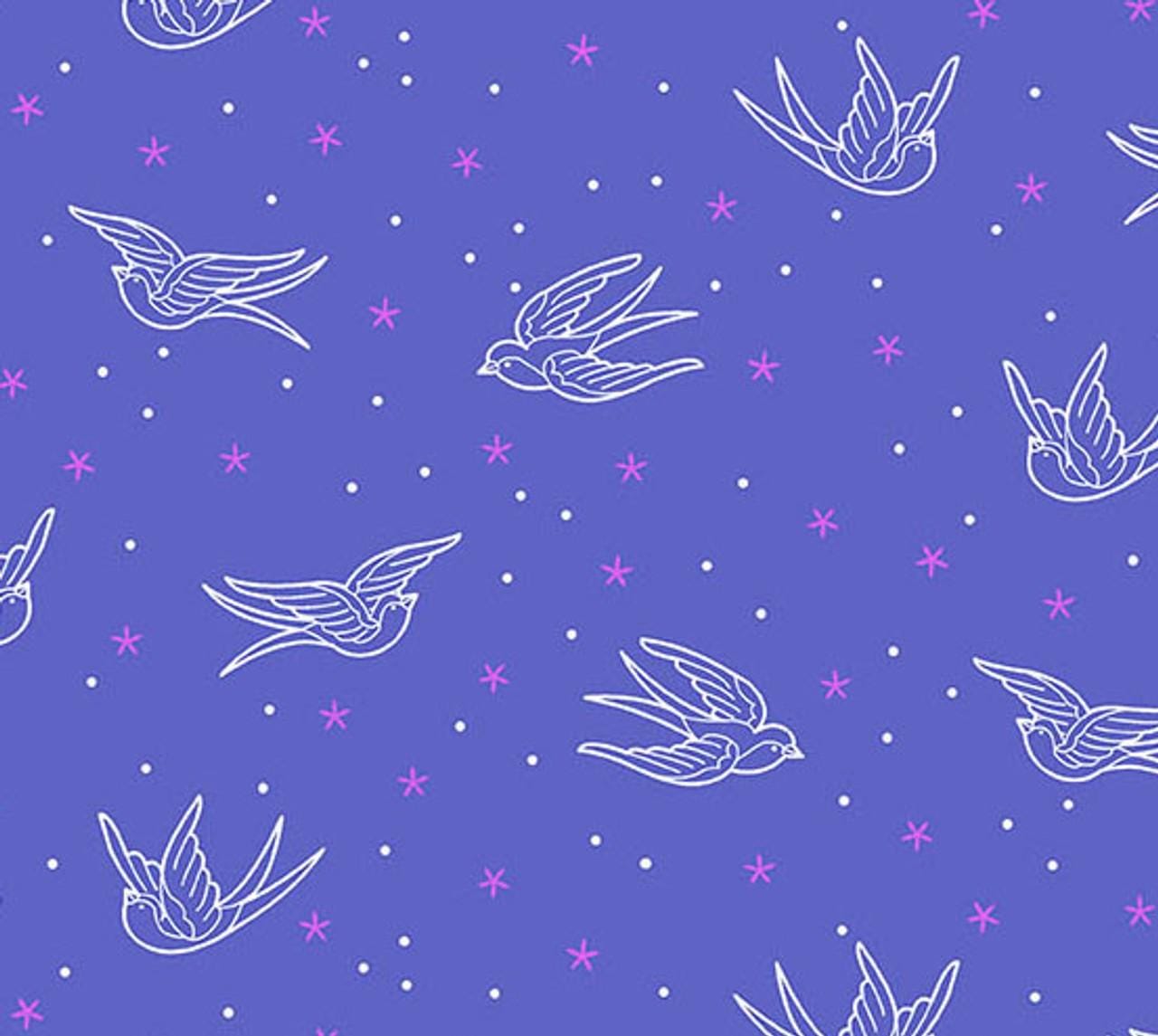 Perfect Day - Swallows Blue A-10218-B