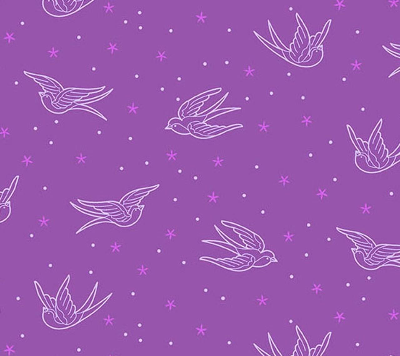 Perfect Day - Swallows Purple A-10218-P