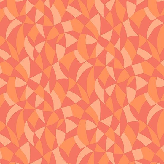 Poppies - Crackle Orange A-753-O