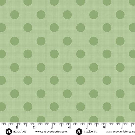 Quiltessential - Green Dots A-1674-G