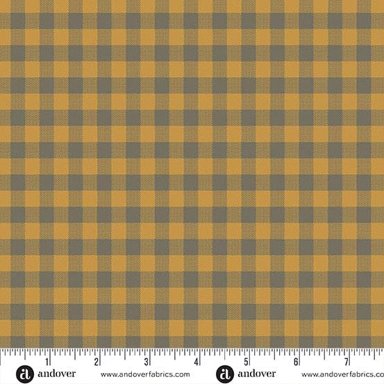 Quiltessential - Orange Check A-1673-Y1