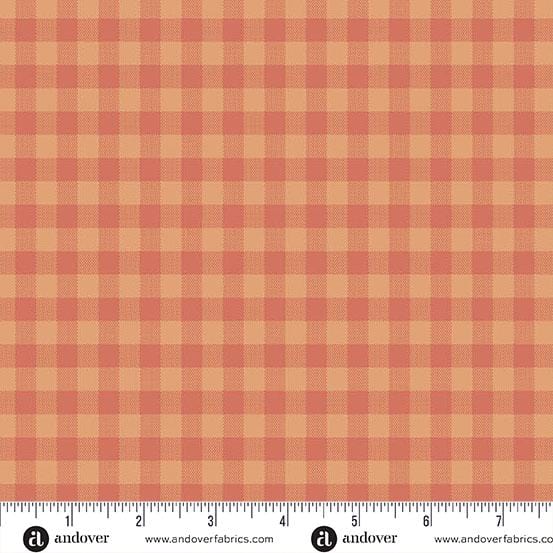 Quiltessential - Orange Check A-1673-O1