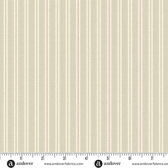 Quiltessential - Rose Double Stripe A-1672-LE