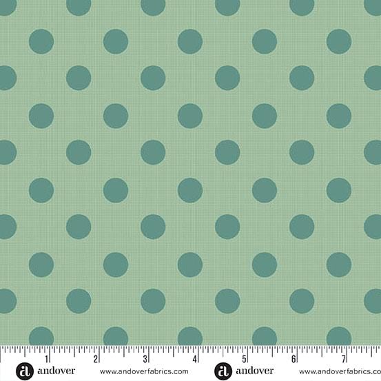 Quiltessential - Sea Green Dots A-1674-T