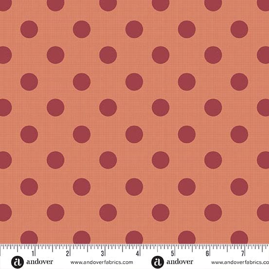Quiltessential - Tiger Lily Large Dot A-1674-O1