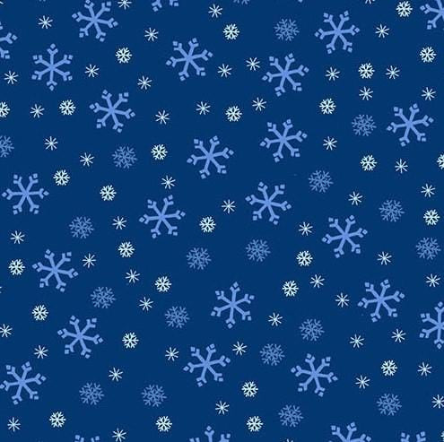 Snowflake - Midnight Blue A-1462-B2