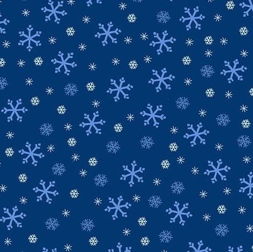 Snowflake - Midnight Blue A-1462-B2