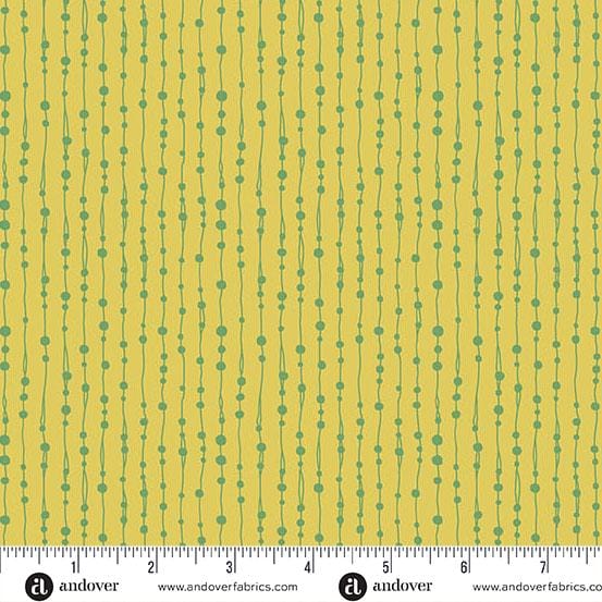 Whimpsy - Chartreuse Beaded Curtain A-1659-Y