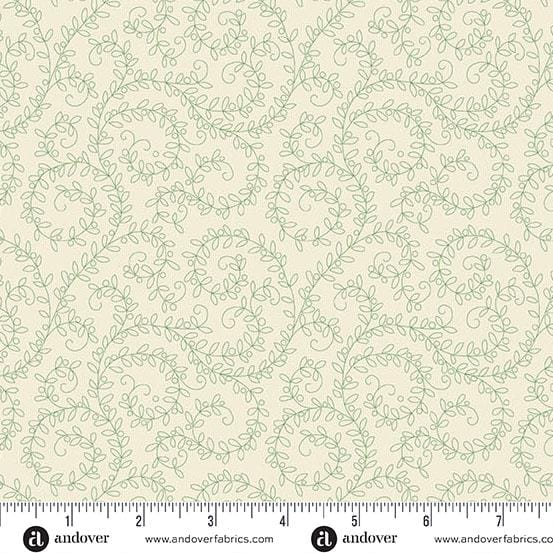 Whimsy - Cream Doodle Vine A-1655-G