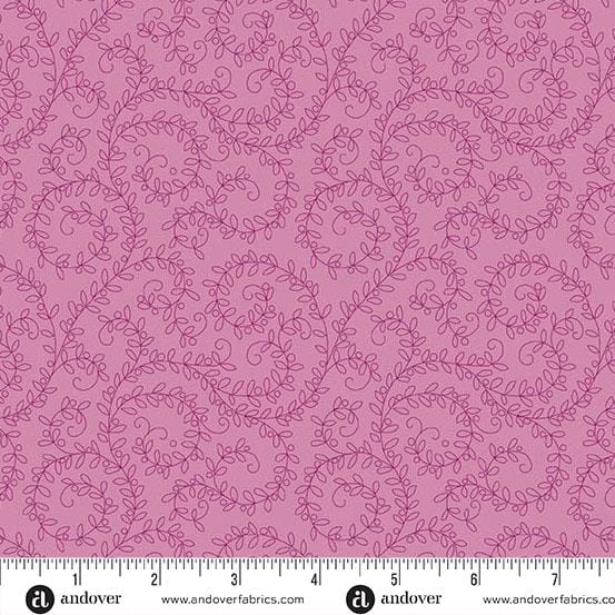Whimsy - Lilac Doodle Vine A-1655-P