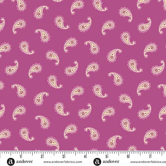 Whimsy - Lilac Petite Paisley A-1656-P