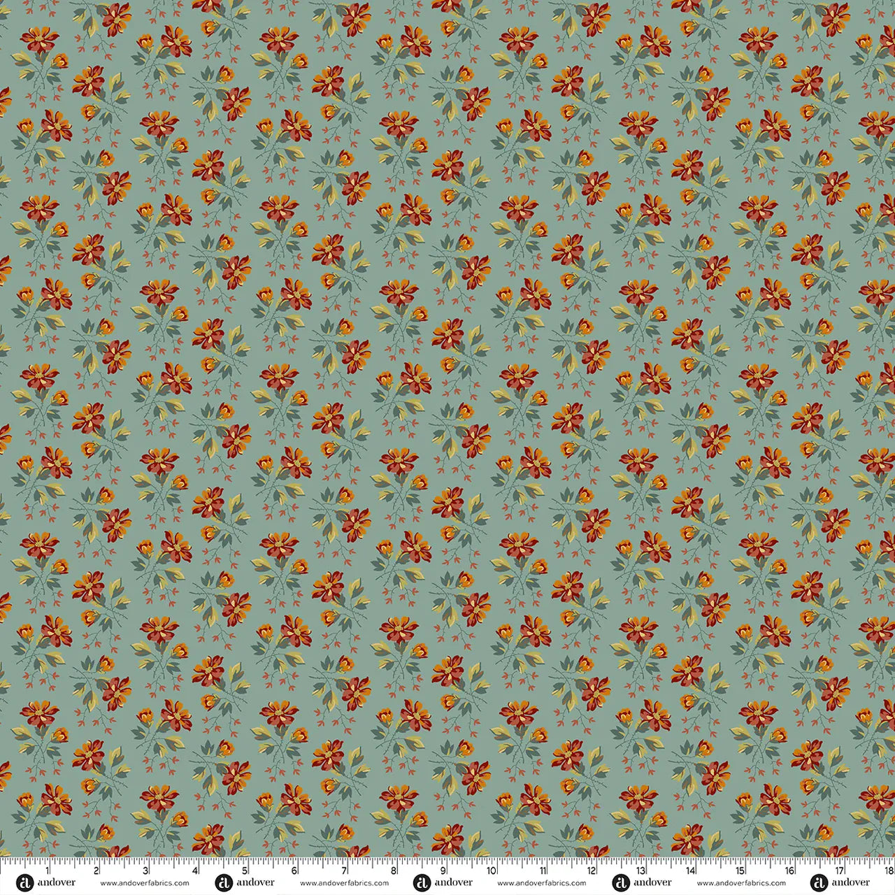 Wildflower Seafoam - Secret Stash Favorites A-10584-B