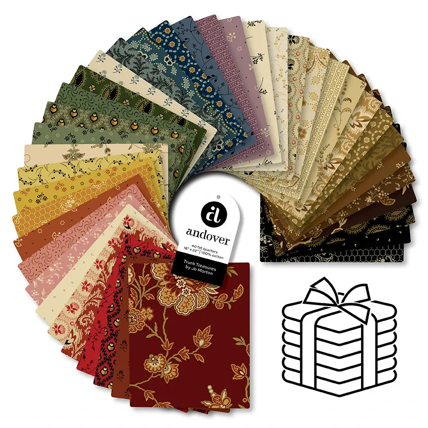 Fat Quarter Bundle - Trunk Treasures FQ-TRUNK-40