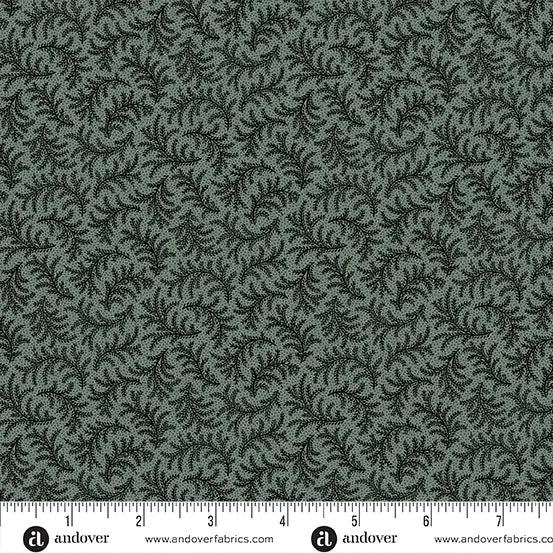 Fir Boughs Sea Foam - Trunk Treasures A-7272-T