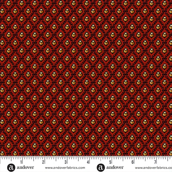Fretwork Scarlet - Trunk Treasures A-7460-R