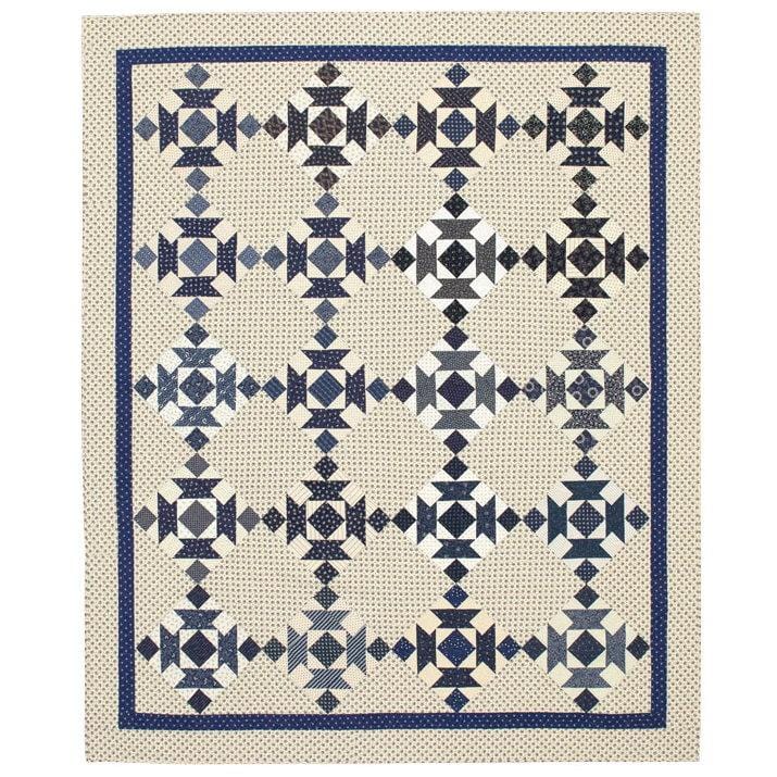 Indigo Puzzle Box Quilt Pattern INDGPZZLBX-PAT