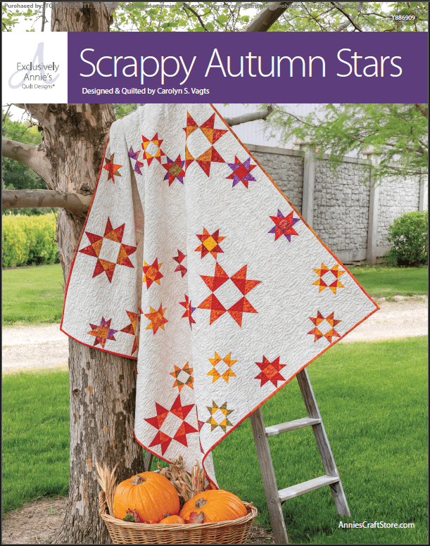 Scrappy Autumn Stars Quilt Pattern SCRPPYATMNSTRS-PAT