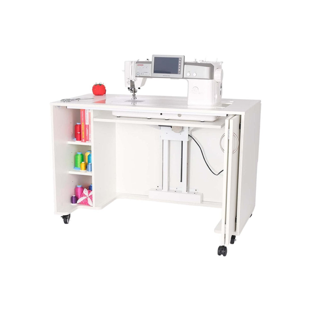 Arrow Sewing - Modular White Electric Sewing Cabinet 2061
