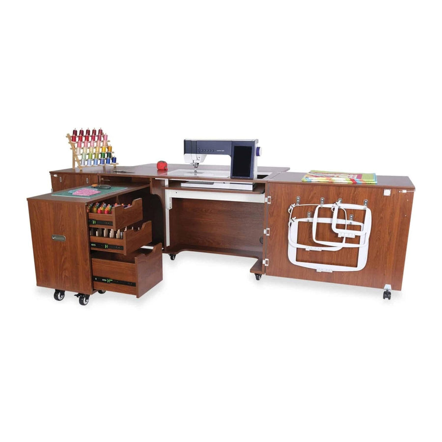 Arrow Sewing - Outback XL Teak Sewing Cabinet K9605XL