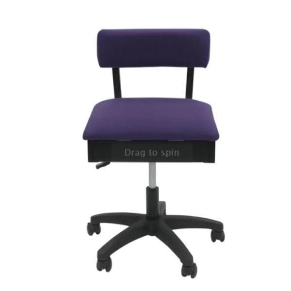 Arrow Sewing - Royal Purple Hydraulic Sewing Chair H8160