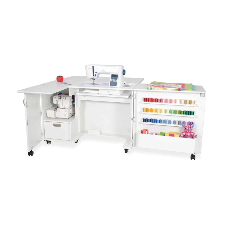 Arrow Sewing - Wallaby Ash White Sewing Cabinet K8411