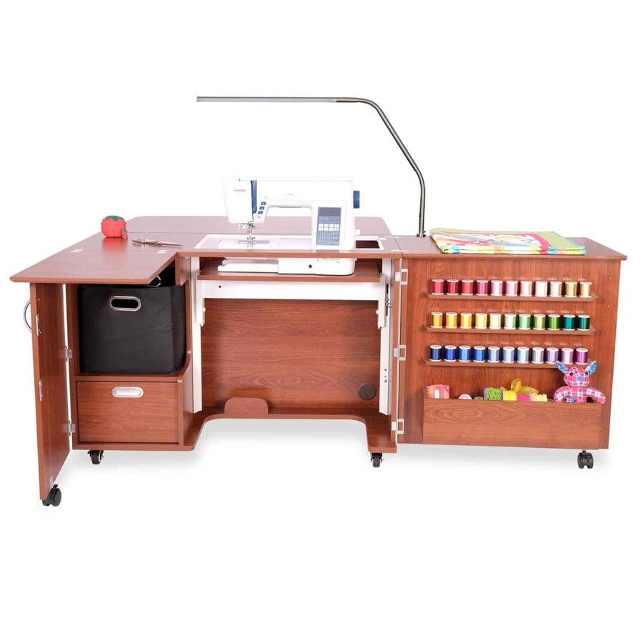 Arrow Sewing - Wallaby Teak Sewing Cabinet K8405