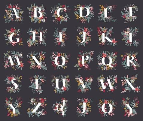 Adventale - Jingle All the Letters Panel ADV25918