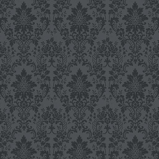 A Beautiful Life- Truly Damask Charcoal 16024-13