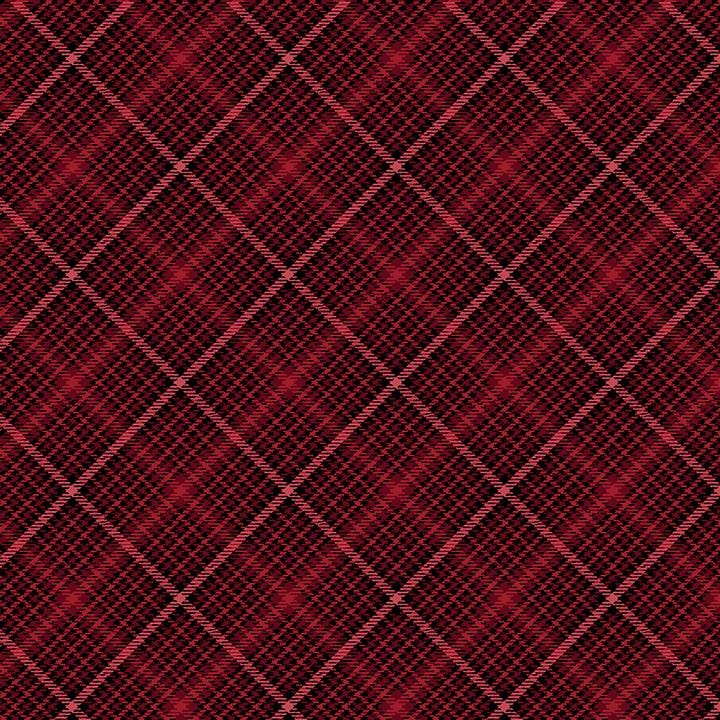 A Botanical Season - Festive Tartan Red 13465-10