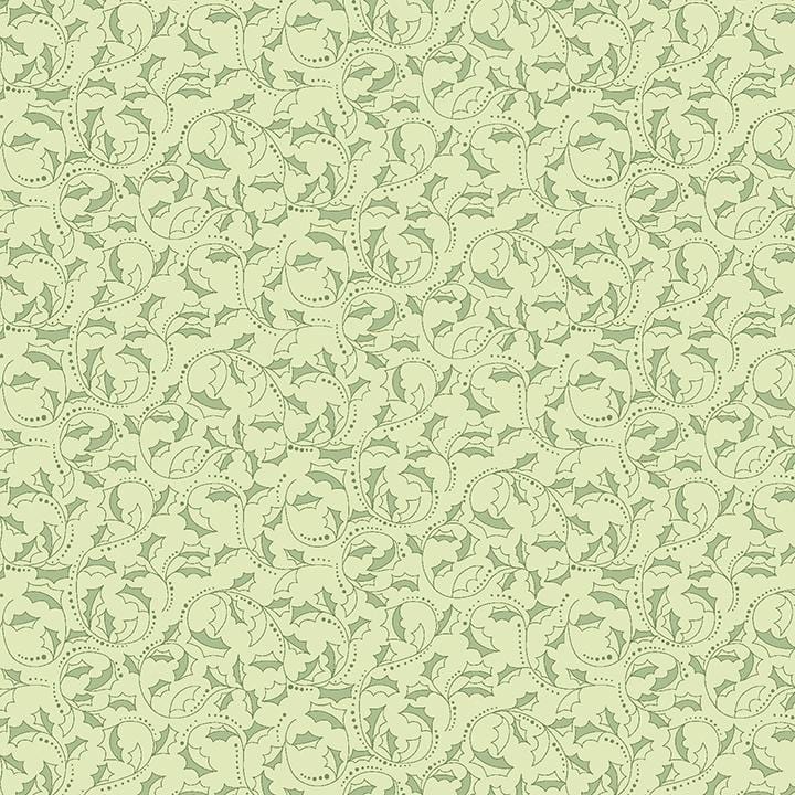 A Botanical Season - Holly Leaf Scroll Celery 13467-40