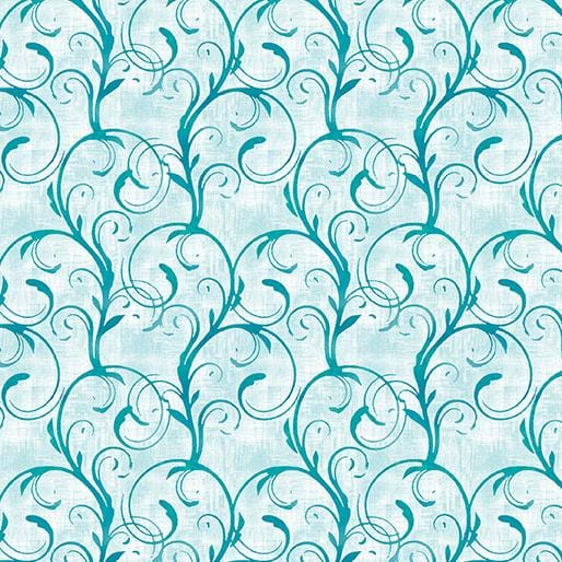 Atlantis - Ocean Swirl Light Teal 13395-04