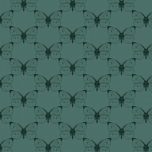 Bee Haven - Etched Butterfly Teal 16415-85