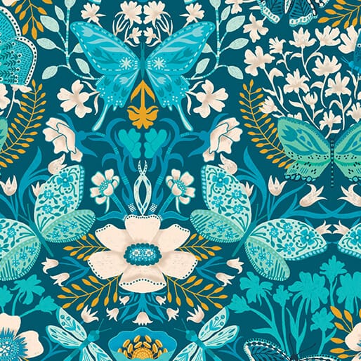 Butterfly Abundance Teal - Mirrors 16939-84