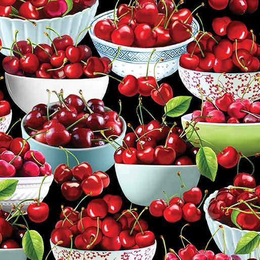 Cherry Hill - Bowl of Cherries Black 14311-12