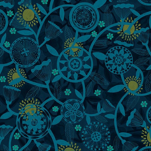 Circle Magic Dark Teal - Mirrors 16940-84