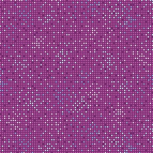 City Scape Night - City Lights Plum 17125-68