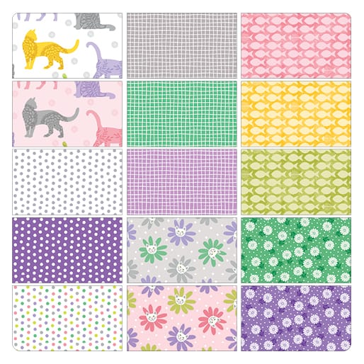 Cozy Cats - Precut 10x10 Pack CZC10PK