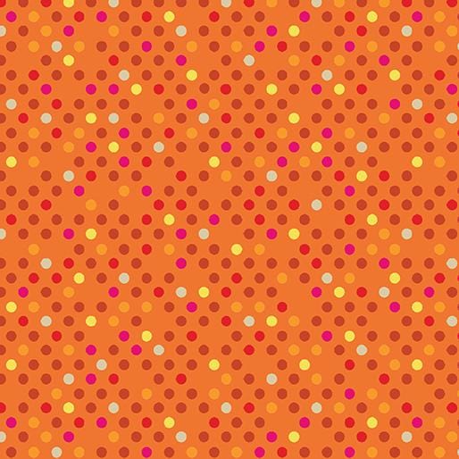 Dazzle Dots - Confetti Drop Orange 1620637B