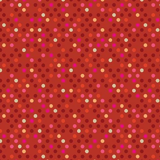 Dazzle Dots - Confetti Drop Red 1620610B