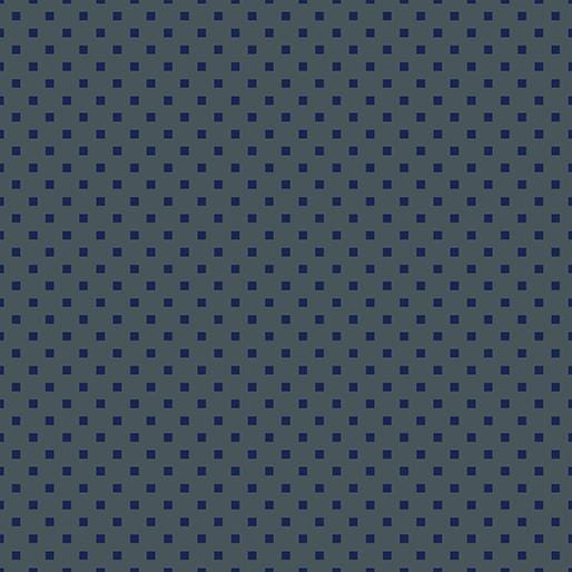 Dazzle Dots - Snazzy Squares Charcoal/Navy 1620713B