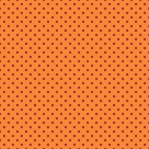 Dazzle Dots - Snazzy Squares Orange/Red 1620737B