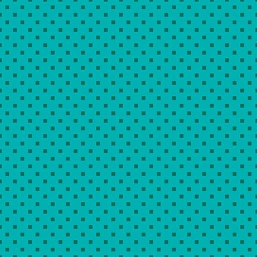 Dazzle Dots - Snazzy Squares Turquoise/Teal 1620784B