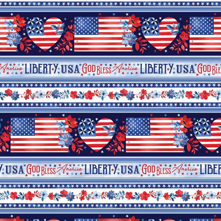 Faith, Family, Freedom - Americana Stripe Multi 14833-99
